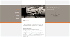 Desktop Screenshot of praxis-lamberty.de